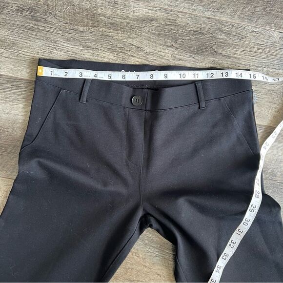 Betabrand Black Pull-On Stretch Mid Rise Straight Leg Dress Pant Trouser Yoga M - Picture 12 of 12